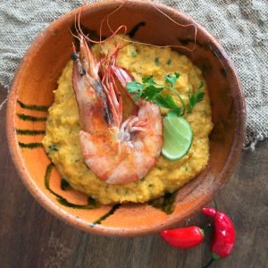 sango de choclo y camaron