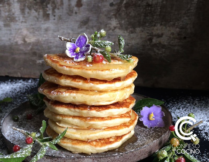 pancakes, tortitas, panqueques