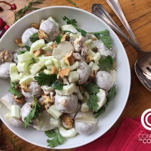 ensalada navidena de papa