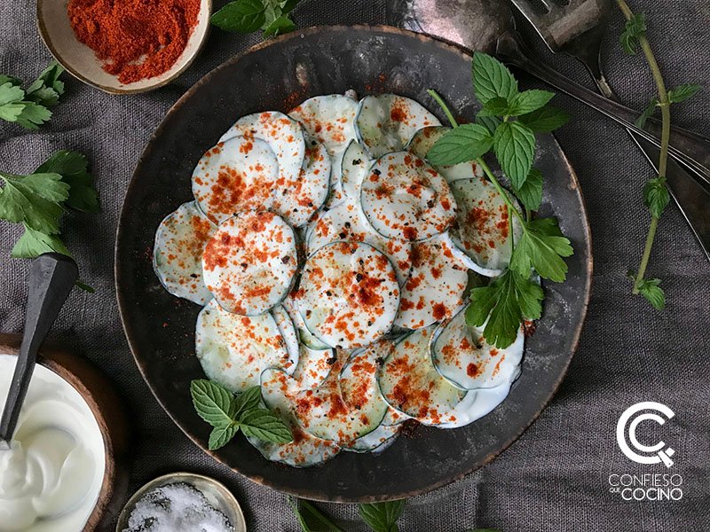 ensalada de pepino hungara