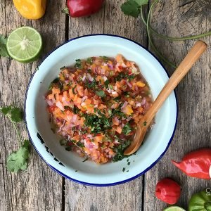 salsa de aji con zanahoria